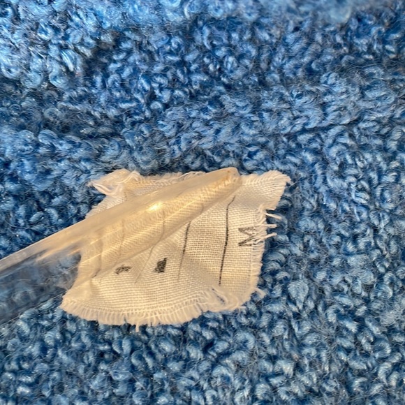 Susan Bristol Cardigan Vintage Wool Blend Boucle' Open Front Sweater, M - Picture 6 of 9